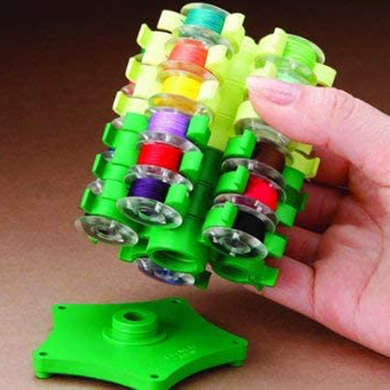 Waxed Thread Linen - Storage Clip Stand Sewing Bobbins Tower