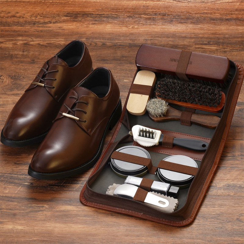 Leatherwork Kit - HorseHair Shoe Brush Set Leather Care