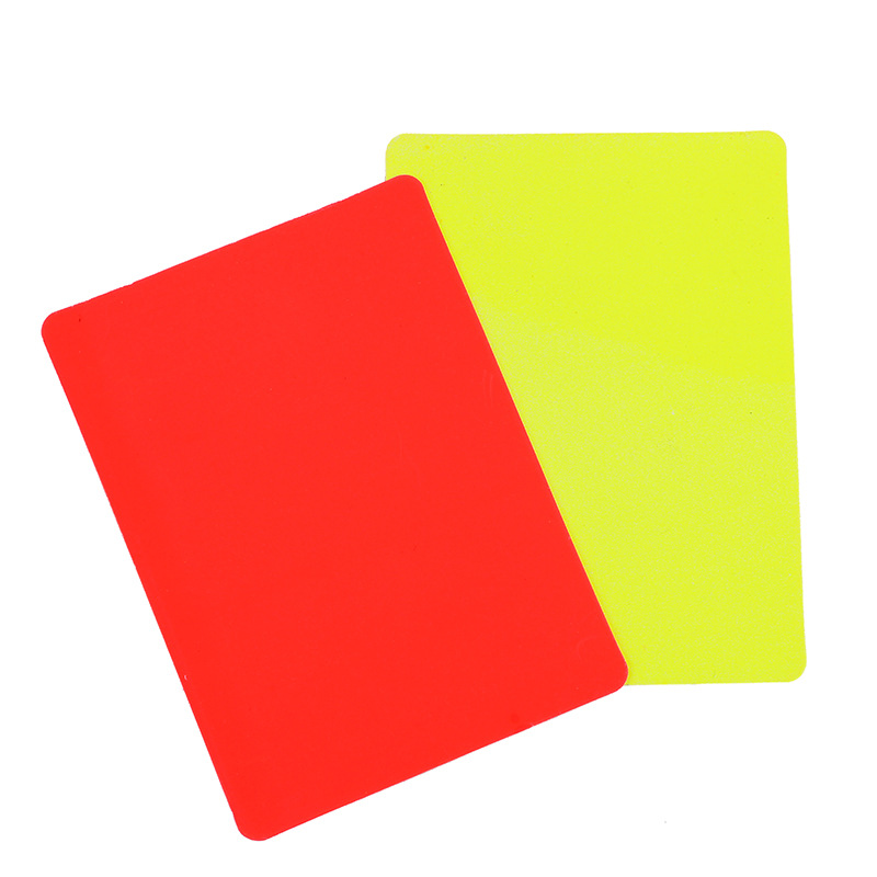 Leatherwork Kit - Referee Red Yellow Cards Set With