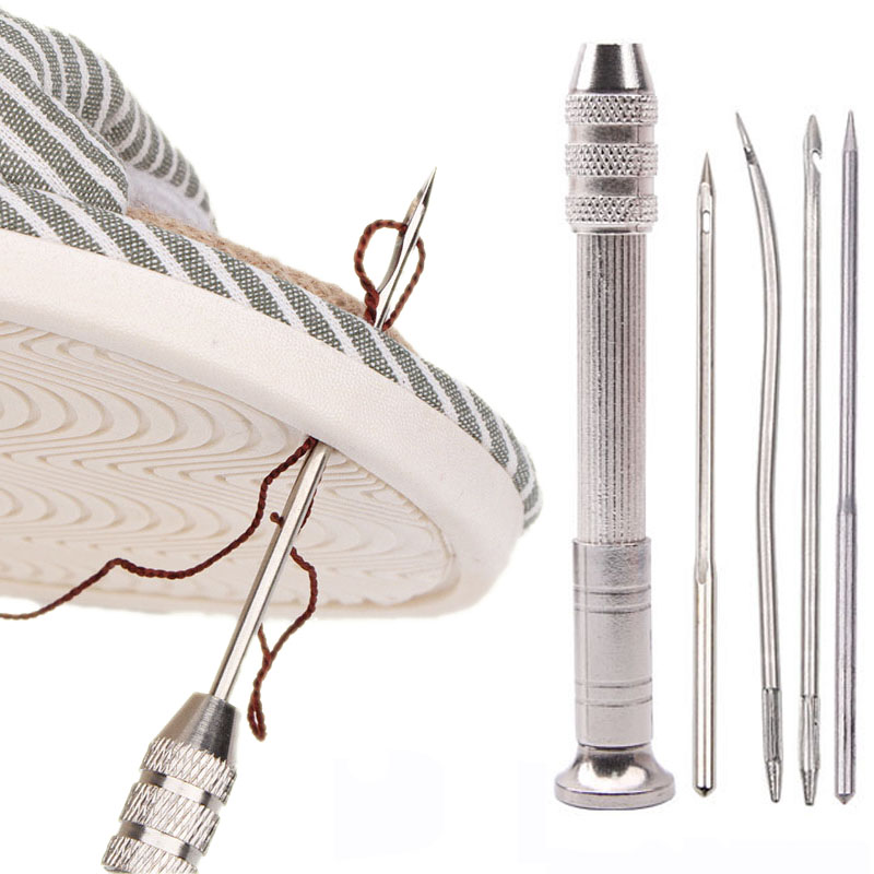 Leatherwork Kit - Leather Sewing Awl Set Replaceable Multifunctional