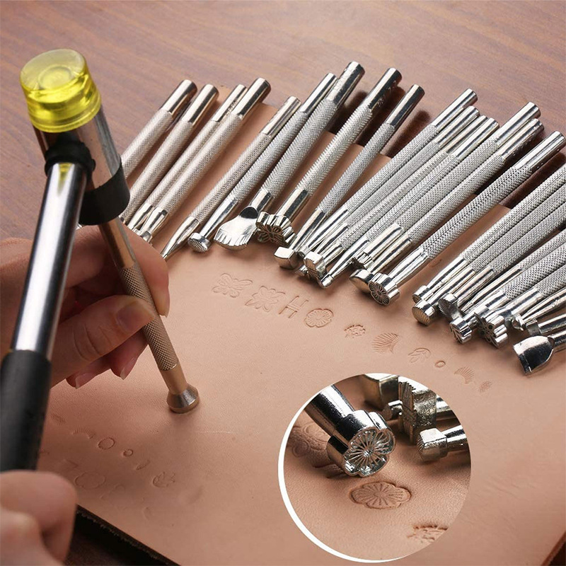 20Pcs Leather Stamping Tools L - Leatherwork Kit recension och pris