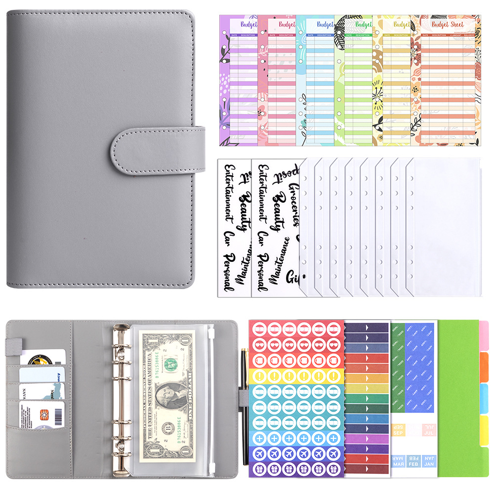 A6 Macaron PU Leather Binder N - Leatherwork Books recension och pris