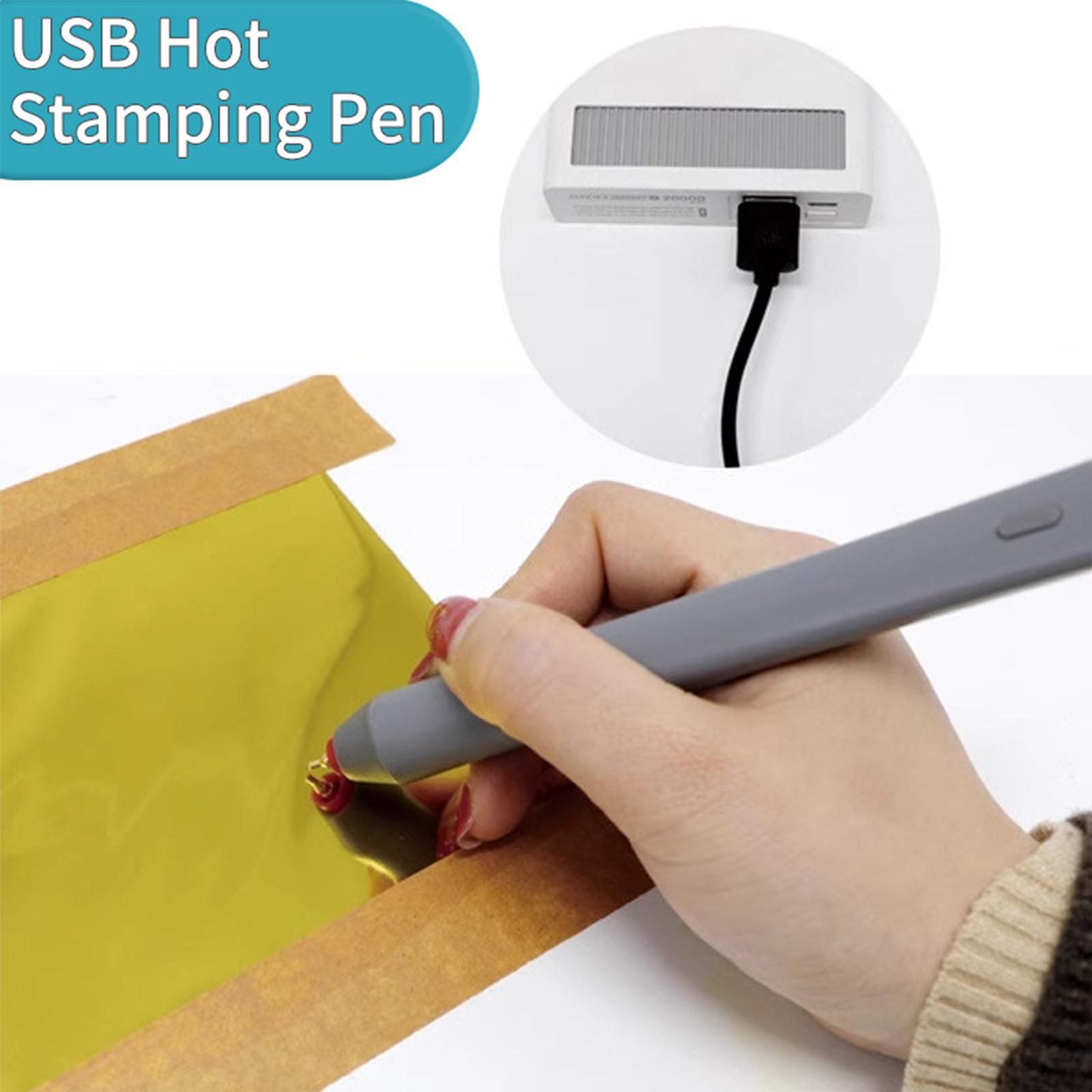 Hot Foil Pen Stamping Tool wit - Leatherwork Kit recension och pris