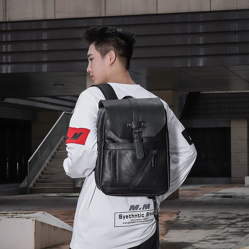 AOTIAN High Quality Business P - Leather Work Rucksack Mens recension och pris