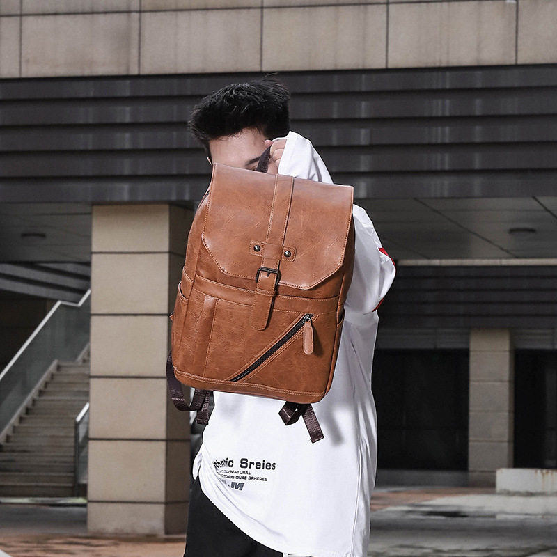 AOTIAN High Quality Business P - Leather Work Rucksack Mens recension och pris