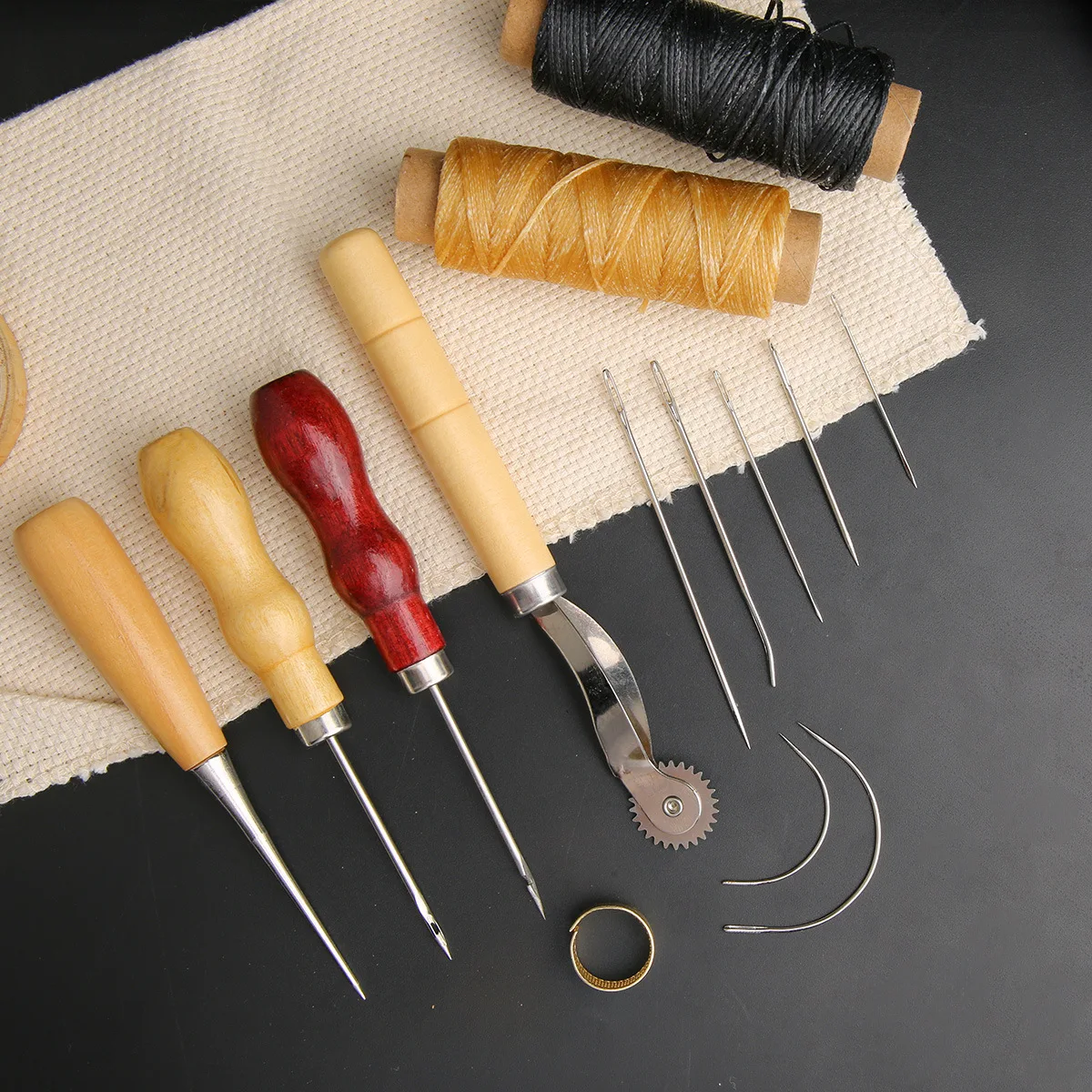 14PCS Leather Craft Sewing Kit - Leatherwork Kit recension och pris