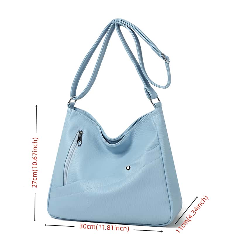 Women's PU Leather Crossbody B - Leather Work Handbags For Women recension och pris