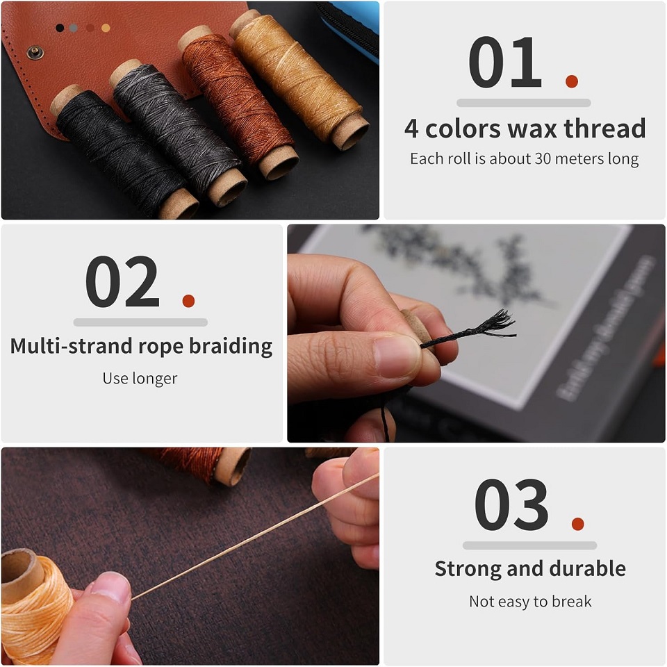 BUDDUR Leather Sewing Tools Ki - Leatherwork Kit recension och pris