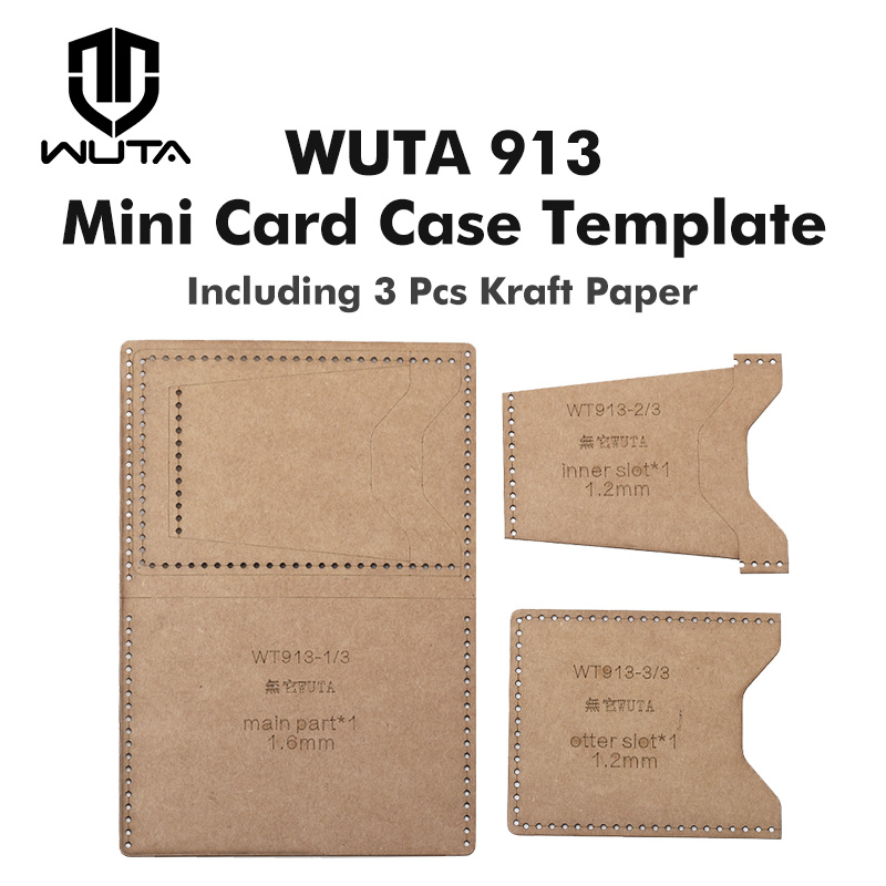 WUTA 913 Mini Card Case Kraft  - Leatherwork Kit recension och pris