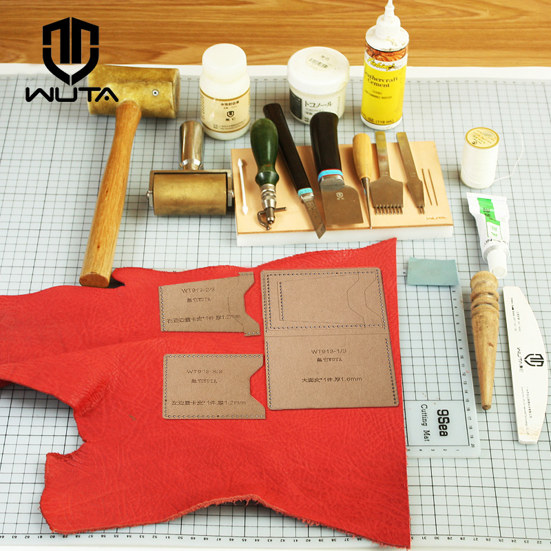 WUTA 913 Mini Card Case Kraft  - Leatherwork Kit recension och pris
