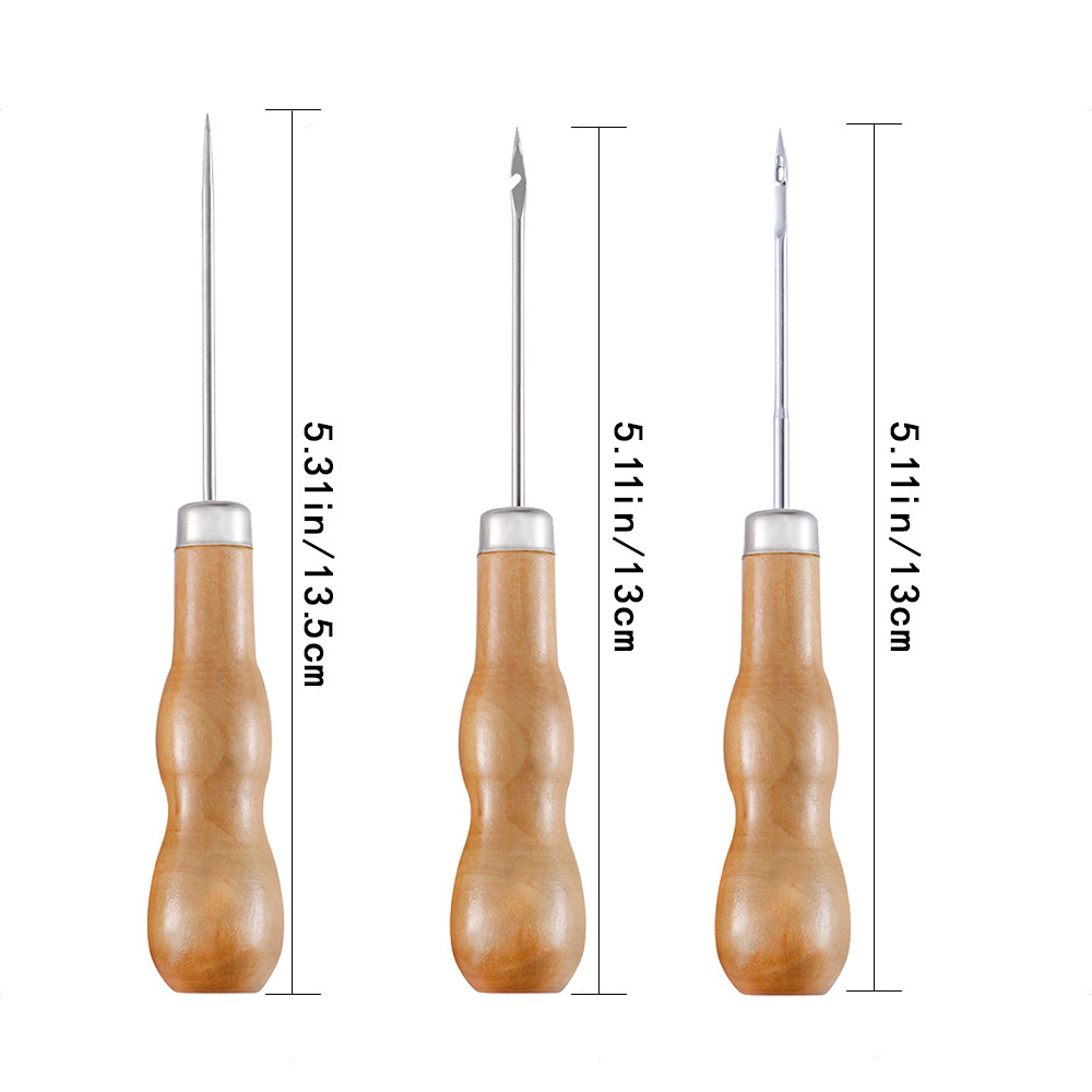 Leather Awl Wood Handle Awls S - Leatherwork Repairs recension och pris