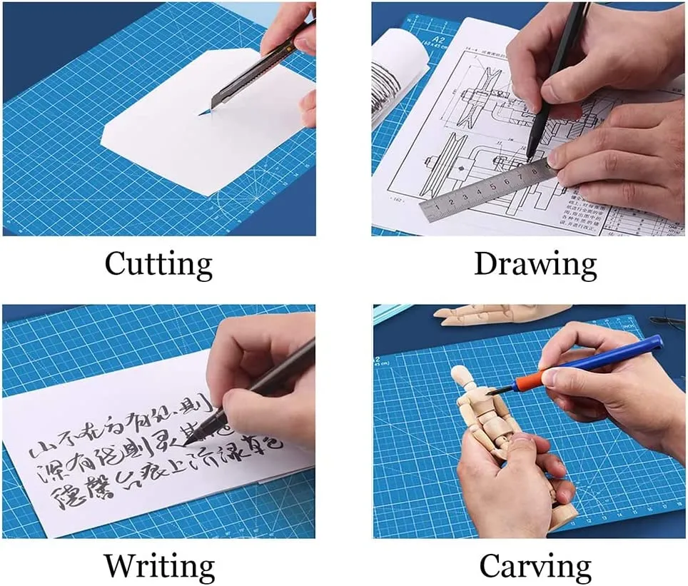 A3 A4 A5 PP Cutting Mat Workbe - Leatherwork Books recension och pris