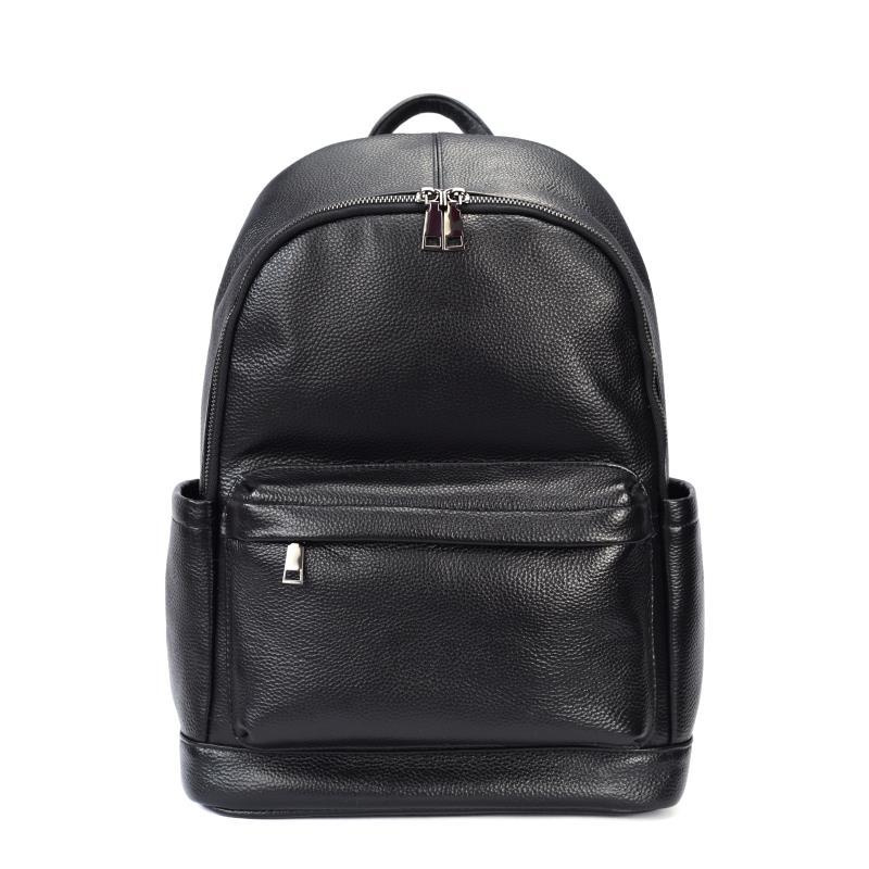 Man Genuine Leather Travel Bac - Leather Work Rucksack Mens recension och pris