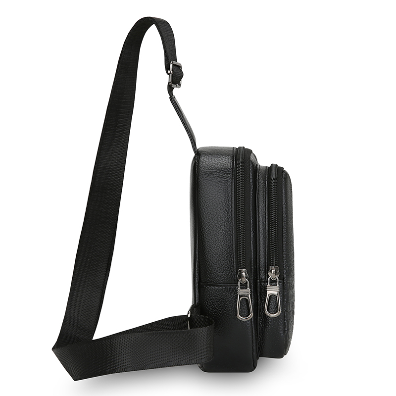 Versatile PU Leather Chest Bag - Leatherwork Essentials recension och pris
