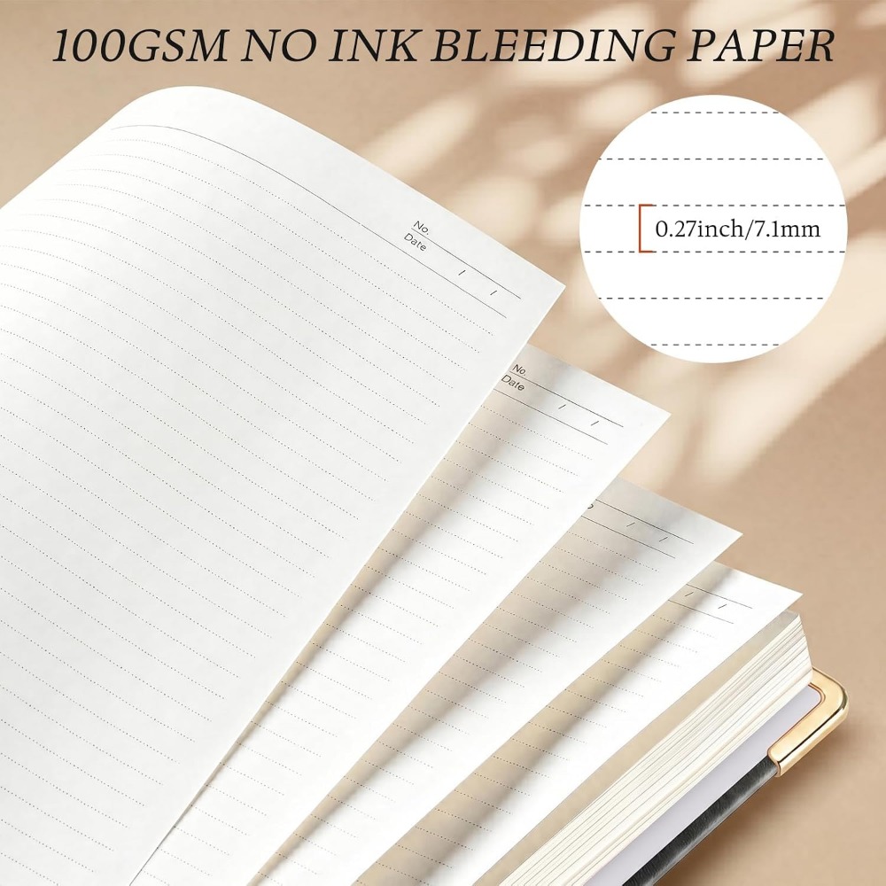 A4 Leather 5-Subject Notebook, - Leatherwork Images recension och pris