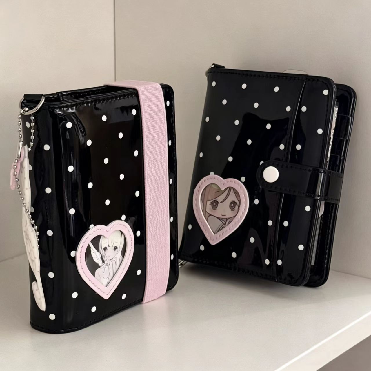 Korean Style Polka Dot Heart M - Leatherwork Books recension och pris