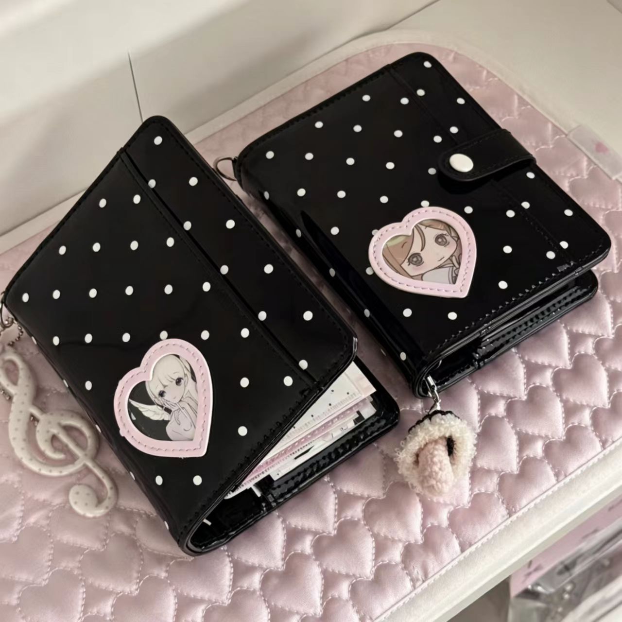 Korean Style Polka Dot Heart M - Leatherwork Books recension och pris