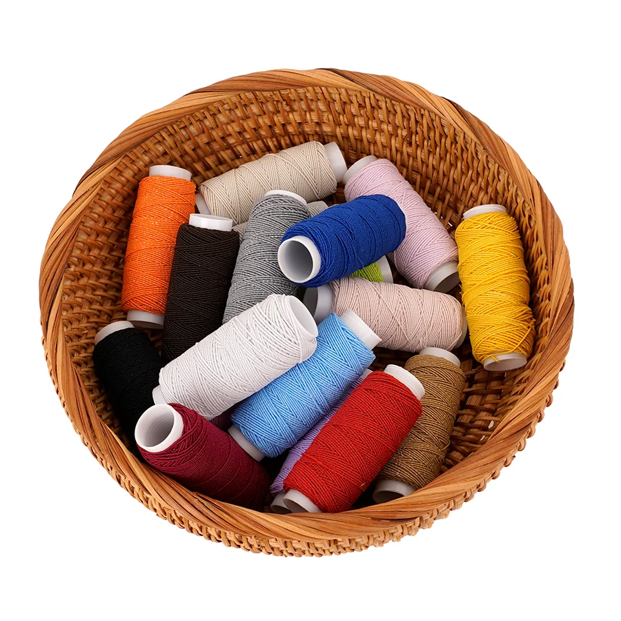 18-Color 0.6mm Ultra-Fine Elas - Waxed Thread Linen recension och pris