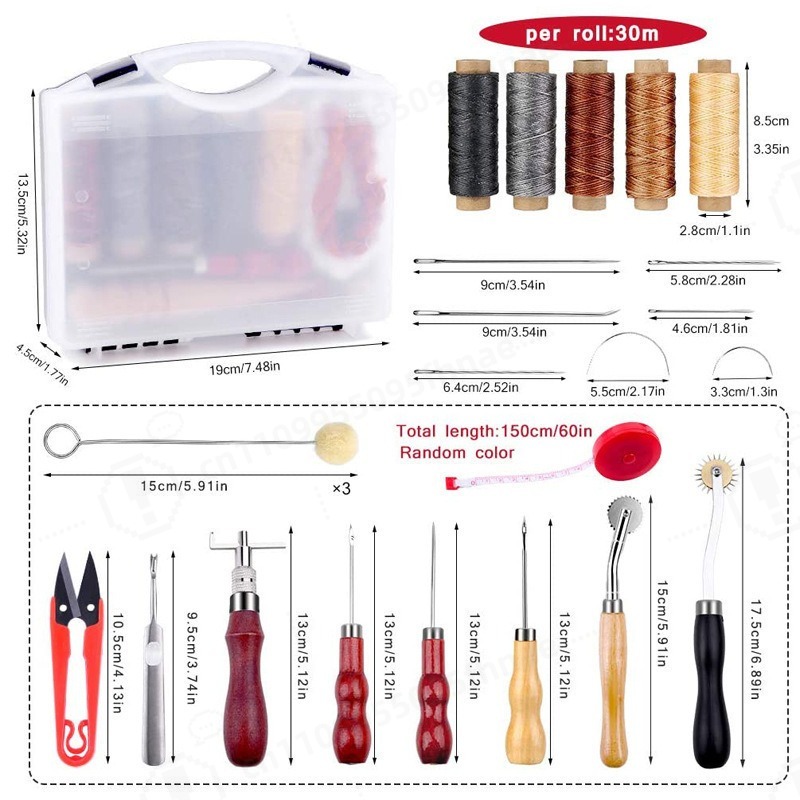 DIY Leather Craft Hand Sewing  - Leatherwork Kit recension och pris