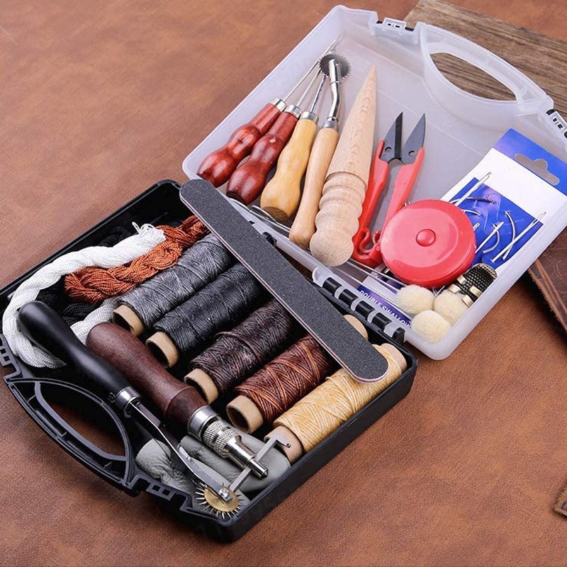 DIY Leather Craft Hand Sewing  - Leatherwork Kit recension och pris