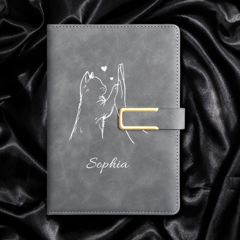 Custom Faux Leather Notebook w - Leather Work Diary Covers recension och pris