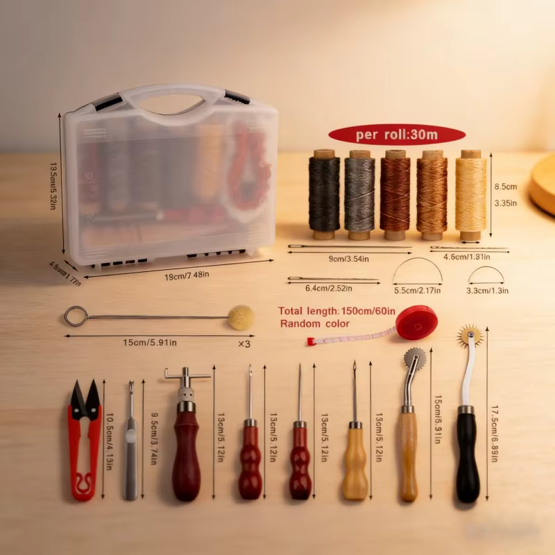 Leather Craft Tool Kit Leather - Leatherwork Repairs recension och pris