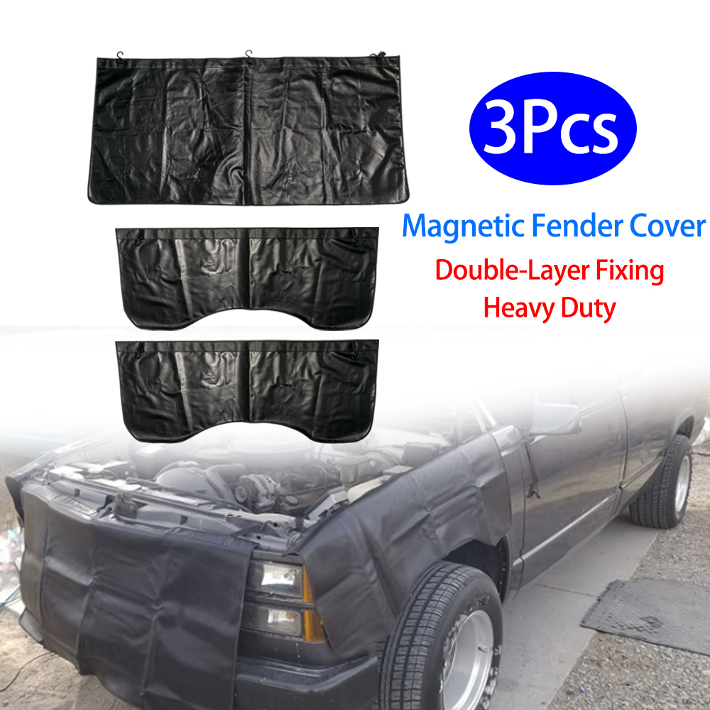 3 PCS/set Magnetic Fender Cove - Leatherwork Repairs recension och pris