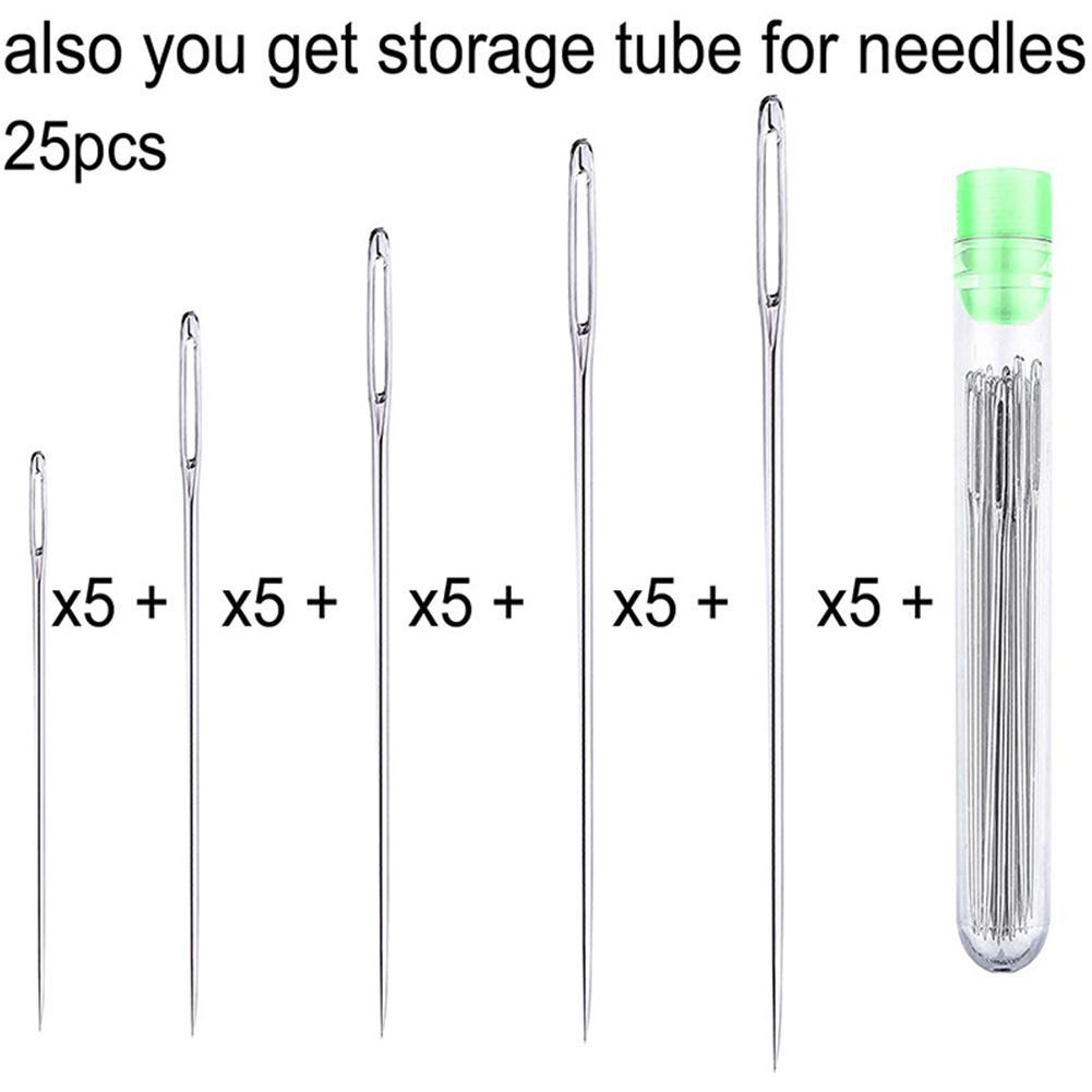 25 Pcs Large Eye Stitching Nee - Leatherwork Kit recension och pris